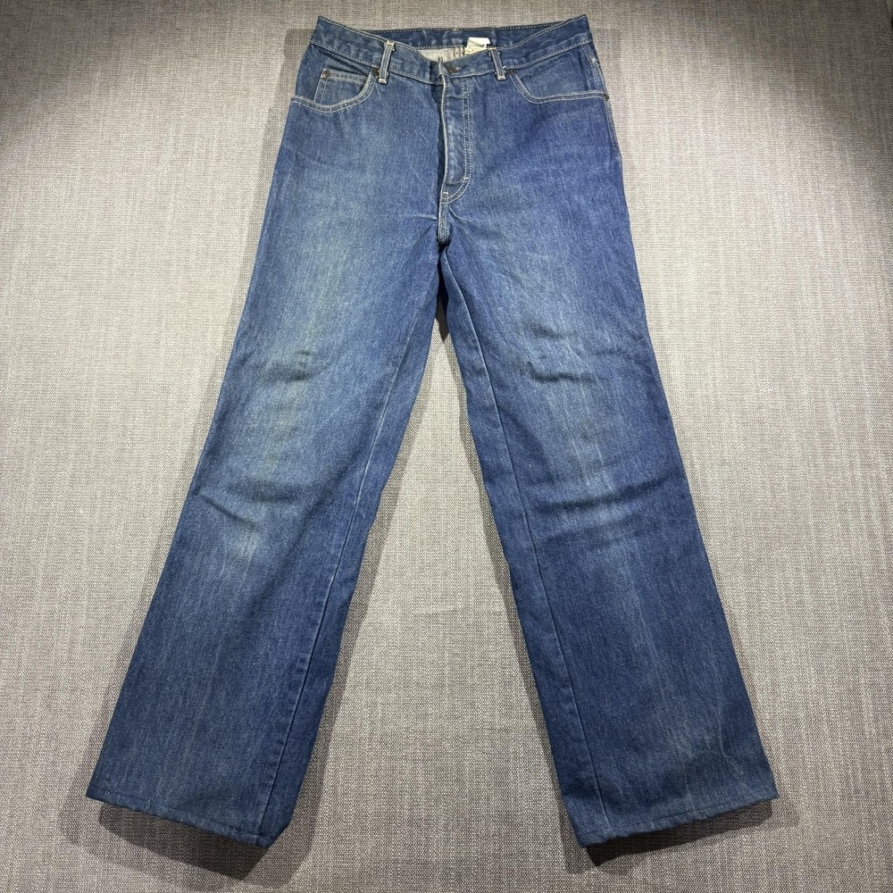 Vintage Calvin Klein Jeans Mens 30x31 Blue Straight Leg Denim Made USA 90s